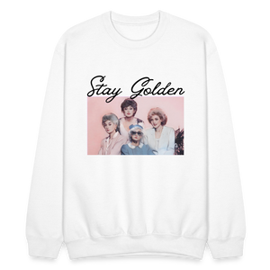 Stay Golden Crewneck Sweatshirt - white