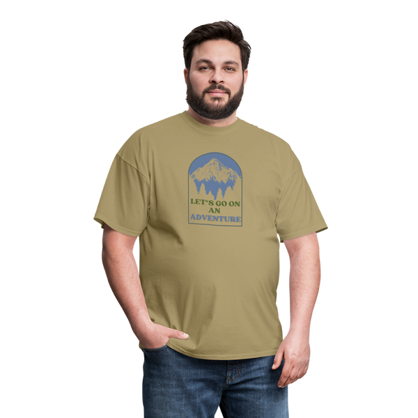 Let's Go On An Adventure Unisex Classic T-Shirt - khaki