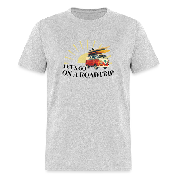 Let's Go On A Roadtrip Unisex Classic T-Shirt - heather gray