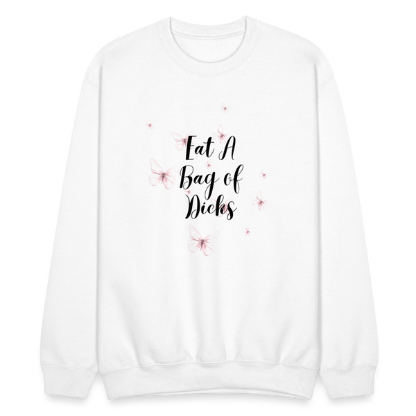 Eat A Bag of Dicks Crewneck - white