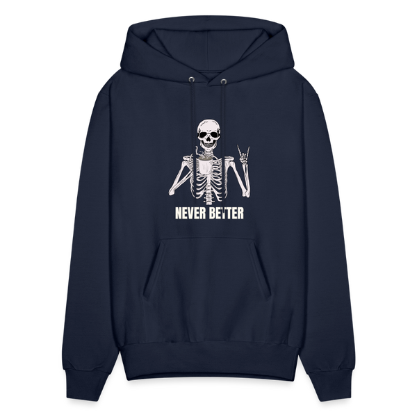 Never Better Unisex Hoodie - navy