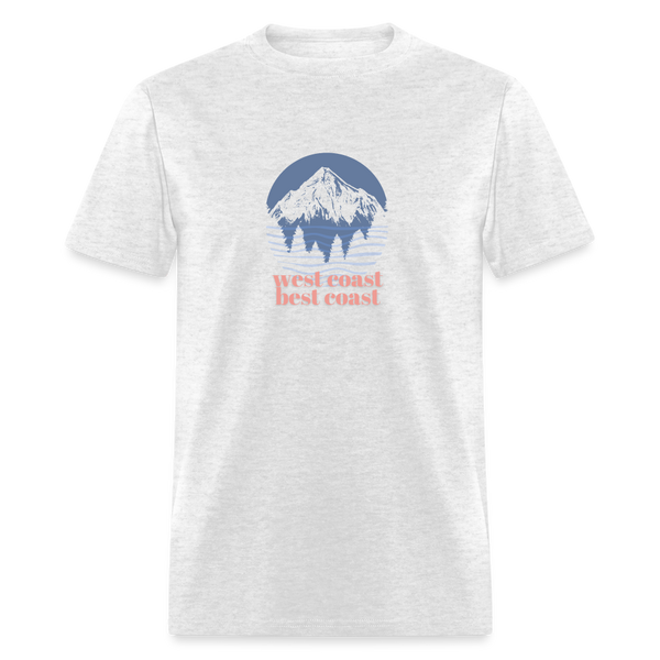 West Coast Best Coast Unisex Classic T-Shirt - light heather gray