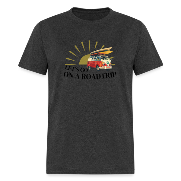 Let's Go On A Roadtrip Unisex Classic T-Shirt - heather black