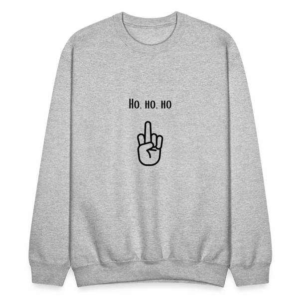 Ho Ho Ho Crewneck - heather gray