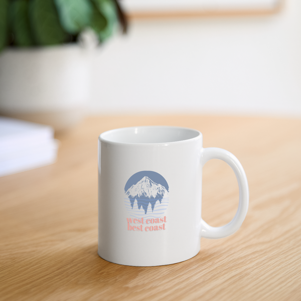 West Coast Best Coast Mug - white