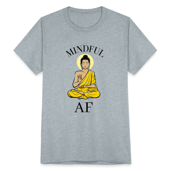 Mindful AF Boyfriend T-Shirt - heather grey