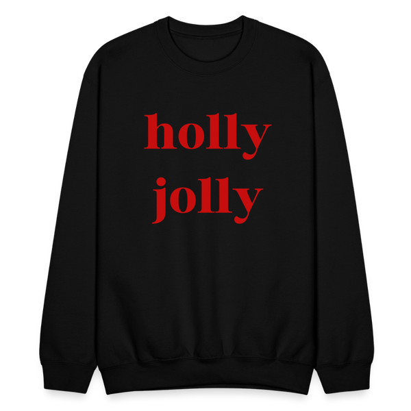 holly jolly Crewneck - black