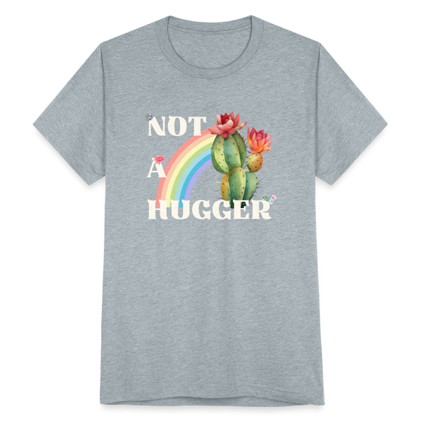 Not A Hugger T-Shirt - heather grey