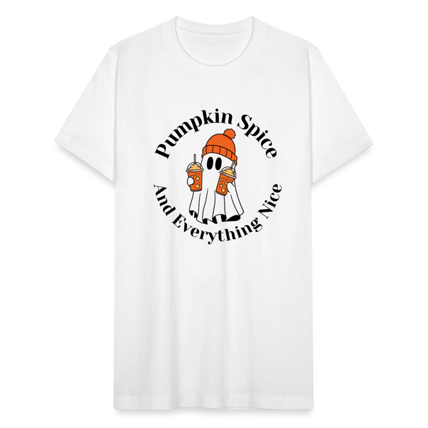 Pumpkin Spice & Everything Nice T-Shirt - white