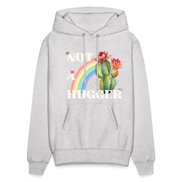 Not A Hugger Unisex Hoodie - ash 