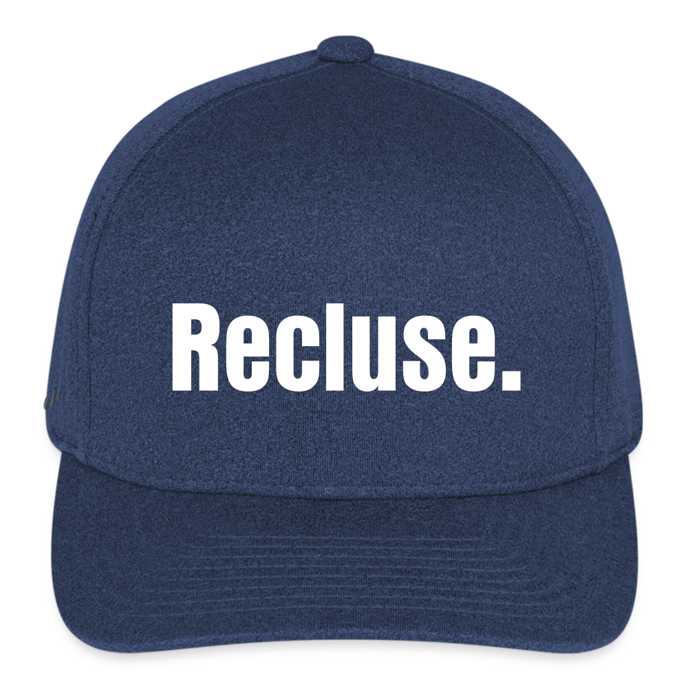 Recluse Flexfit Fitted Baseball Cap - heather navy