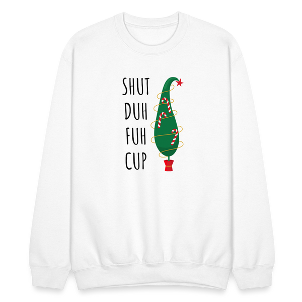 Shu Duh Fuh Cup Crewneck - white