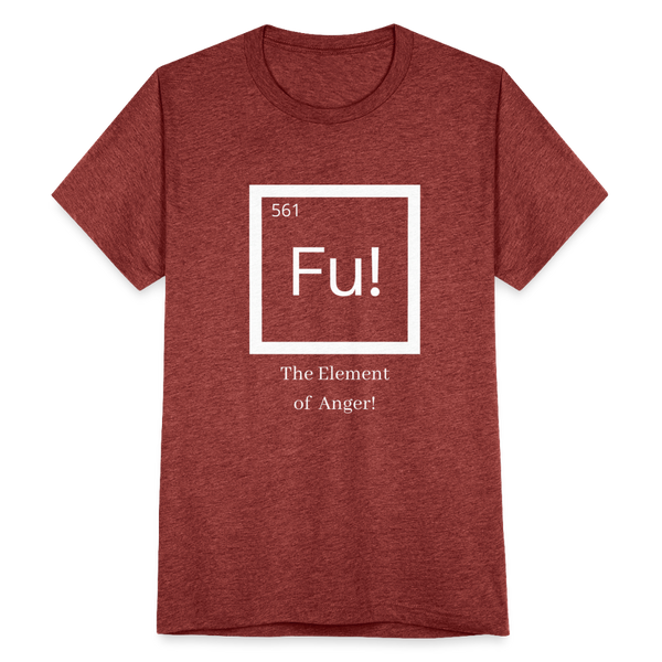 FU Element T-Shirt - heather cranberry