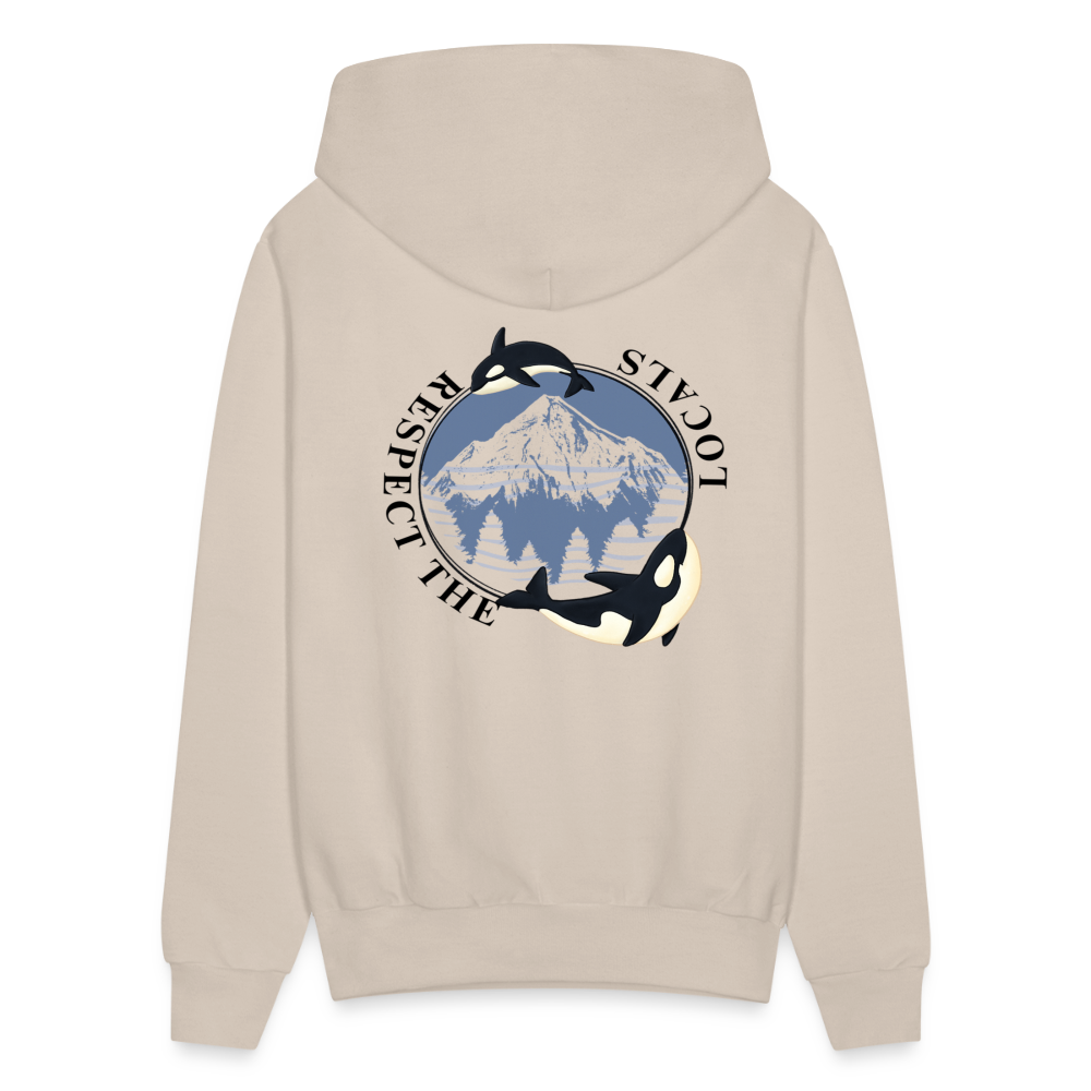 VANCOUVER BC Respect The Locals Hoodie - Sand