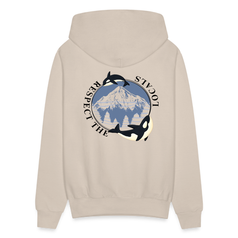 VANCOUVER BC Respect The Locals Hoodie - Sand