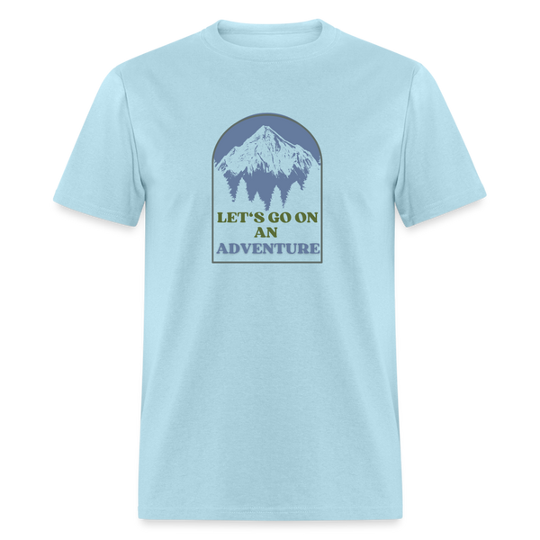 Let's Go On An Adventure Unisex Classic T-Shirt - powder blue