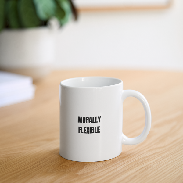 Morally Flexible Mug - white