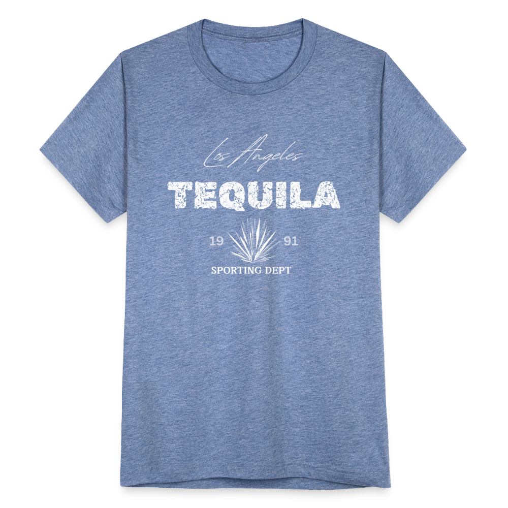 Los Angeles Tequila Sporting Dept T-Shirt - heather blue