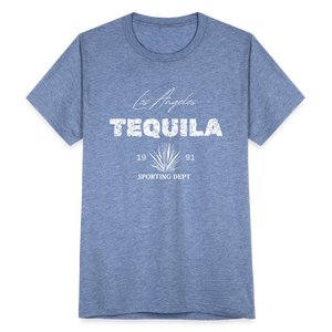 Los Angeles Tequila Sporting Dept T-Shirt - heather blue