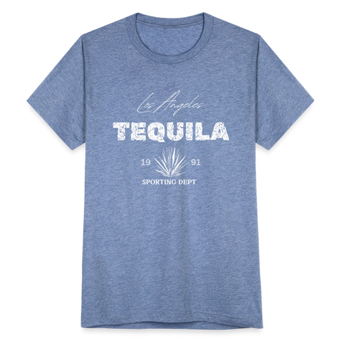 Los Angeles Tequila Sporting Dept T-Shirt - heather blue