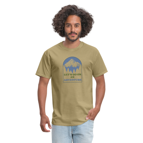 Let's Go On An Adventure Unisex Classic T-Shirt - khaki