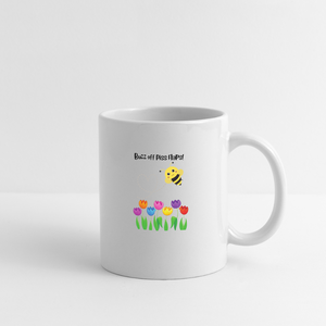 Buzz Off Piss Flaps Mug - white