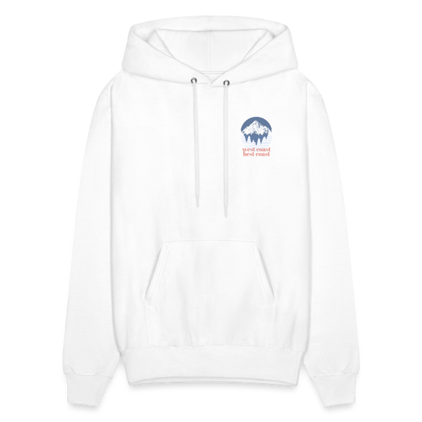 West Coast Best Coast Hoodie - white