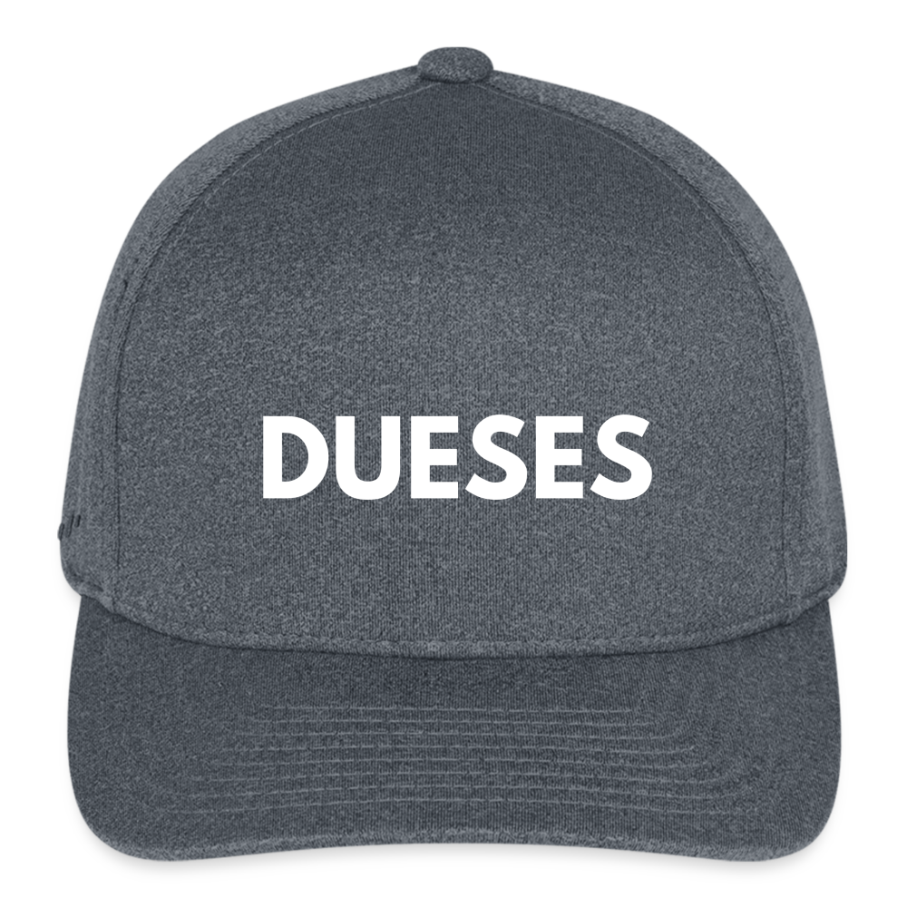 Dueses Fitted Melange Baseball Cap - dark heather gray