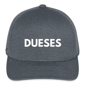 Dueses Fitted Melange Baseball Cap - dark heather gray