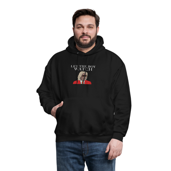 Let The Boy Watch Men's Hoodie - black