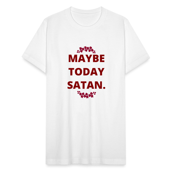 Maybe Today Satan T-Shirt - white