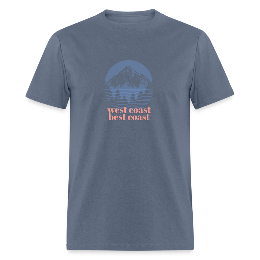 West Coast Best Coast Unisex Classic T-Shirt - denim