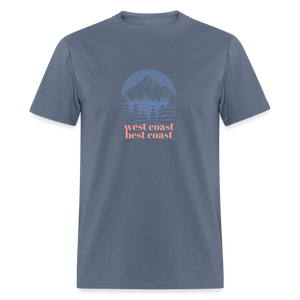 West Coast Best Coast Unisex Classic T-Shirt - denim