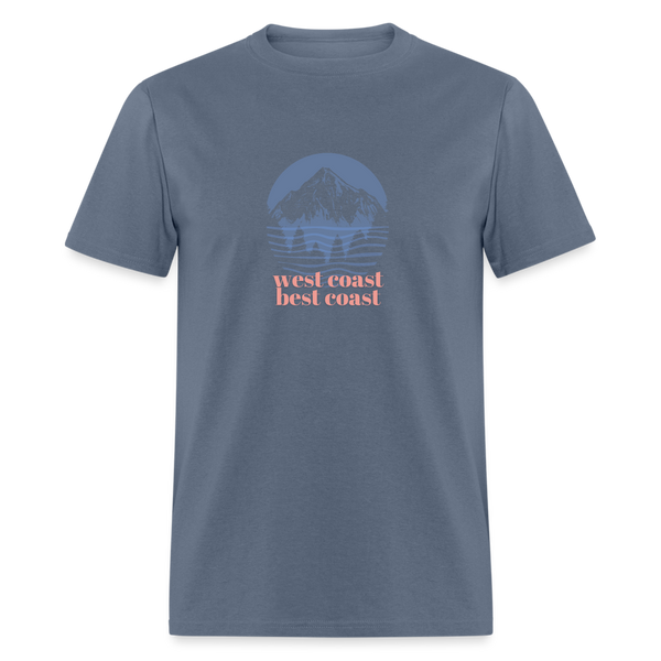 West Coast Best Coast Unisex Classic T-Shirt - denim