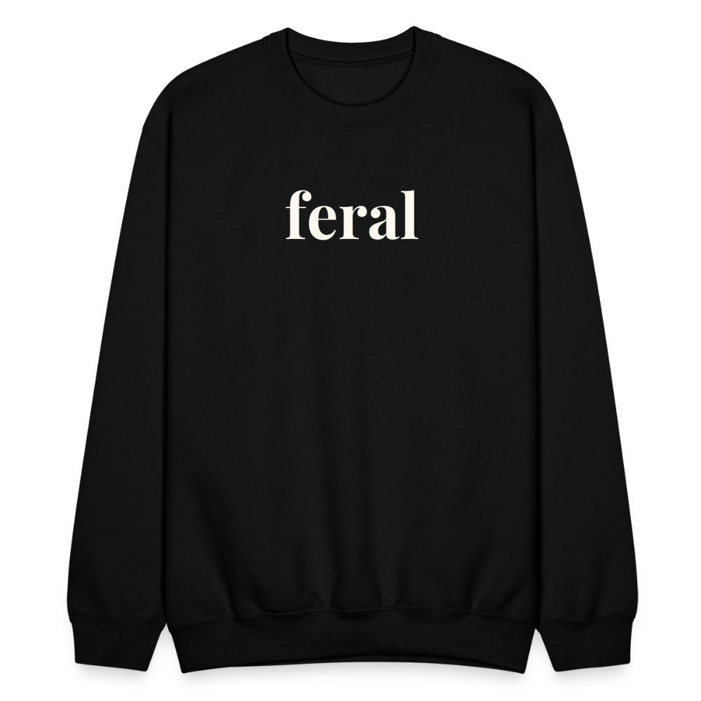 Feral Crewneck - black