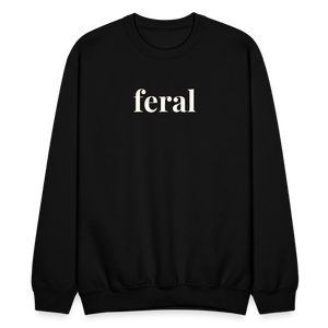 Feral Crewneck - black