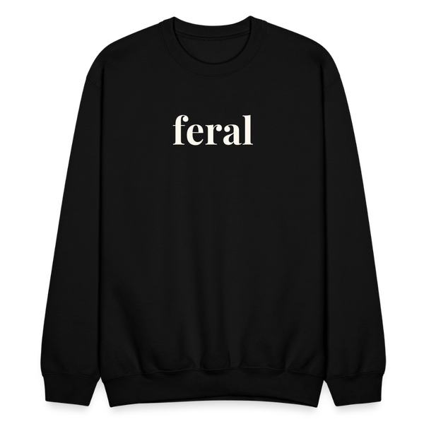 Feral Crewneck - black