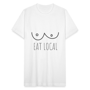 Eat local T-Shirt - white