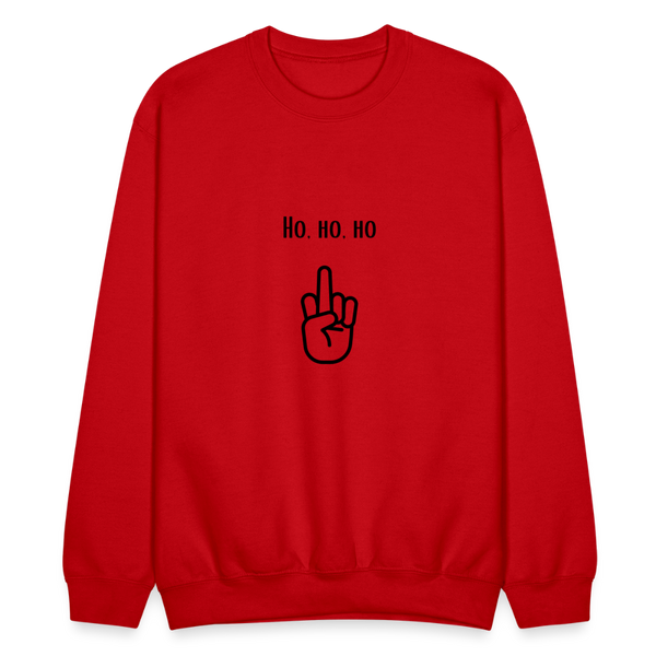 Ho Ho Ho Crewneck - red