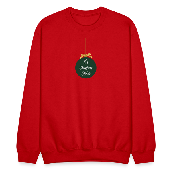 It's Christmas Bitches Crewneck - red