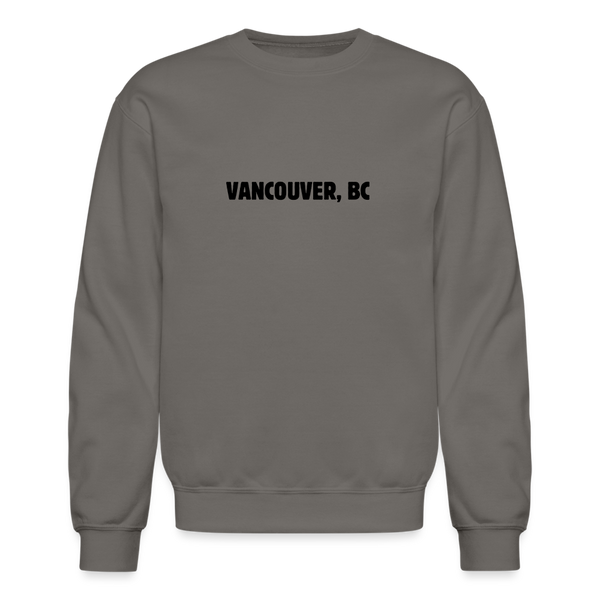 Vancouver BC Crewneck Sweatshirt - asphalt gray