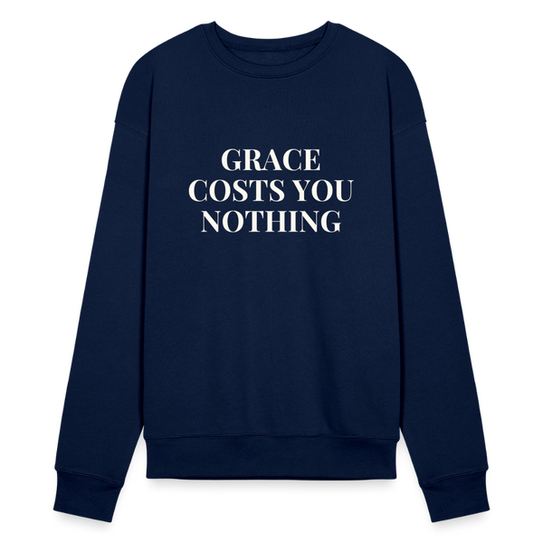 Grace Costs You Nothing Sweatshirt - navy