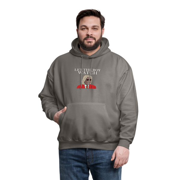 Let The Boy Watch Men's Hoodie - asphalt gray