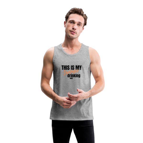 This is My Summer Drinking Shirt Men’s Tank - heather gray