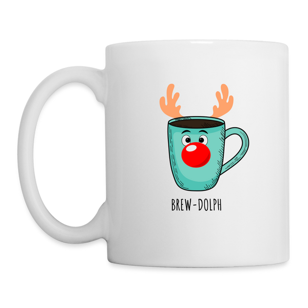 Brew Dolph Mug - white