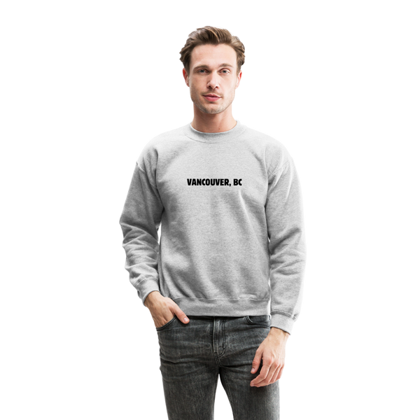 Vancouver BC Crewneck Sweatshirt - heather gray