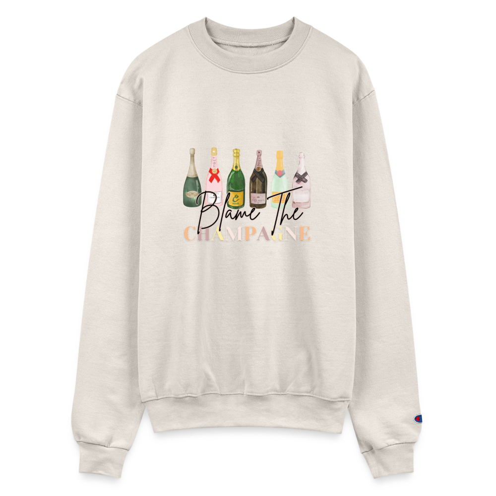 Blame The Champagne Sweatshirt - Sand