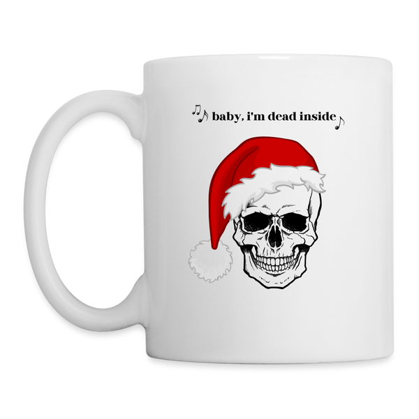 Baby Im Dead Inside Mug - white