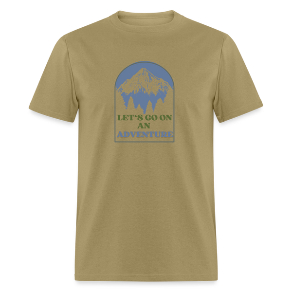 Let's Go On An Adventure Unisex Classic T-Shirt - khaki