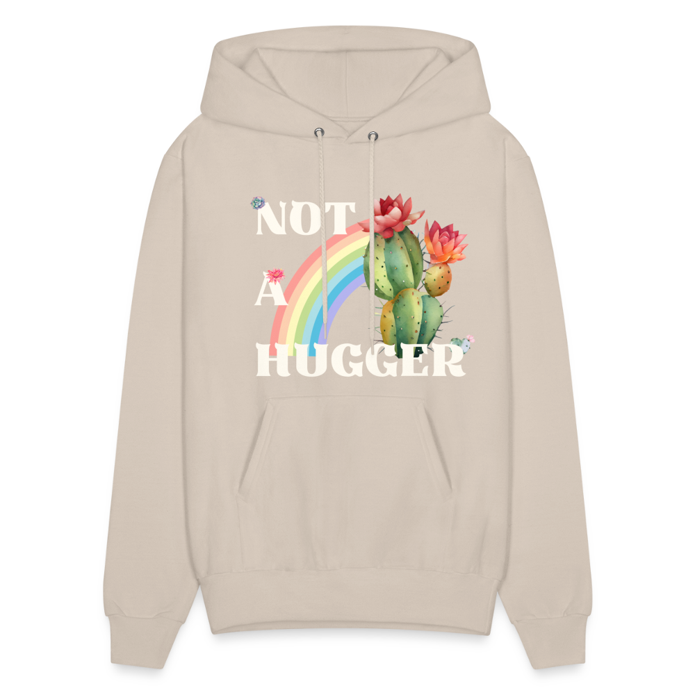 Not A Hugger Unisex Hoodie - Sand